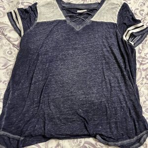 Maurice’s Varsity Tee - Navy Blue